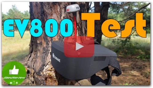 Eachine EV800 FPV Googles Test . Emax 200 Drone! Banggood