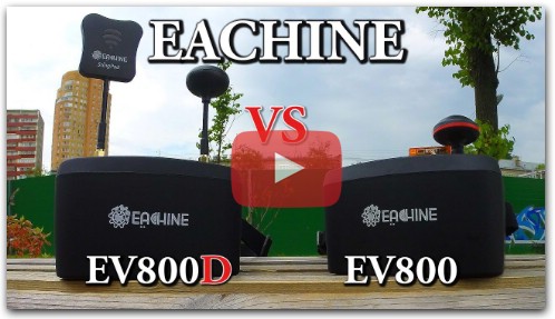 Eachine EV800D vs Eachine EV800 Тест Cравнение