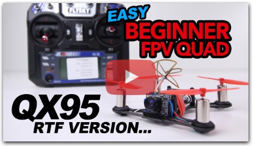 EASY Beginner Fpv Drone - QX95 Review &amp; Flight