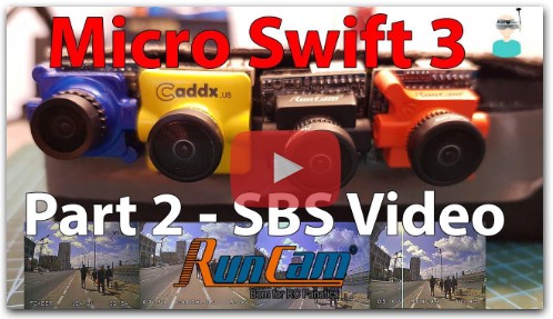 Runcam Micro Swift 3 - Side By Side Comparison