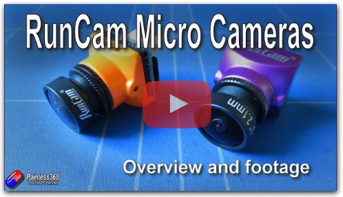 RunCam Micro Sparrow 2 Pro and Micro Swift 3 FPV Cameras