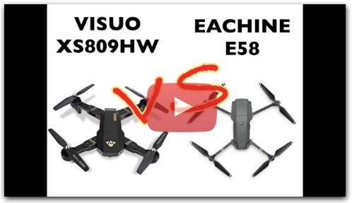 Сравнение: EACHINE E58 vs VISUO XS809HW