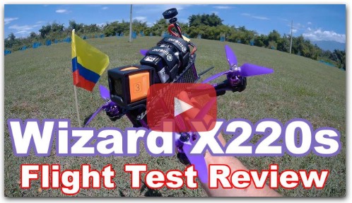 Eachine Wizard X220s 5S FPV Racer Drone Flight Test Review