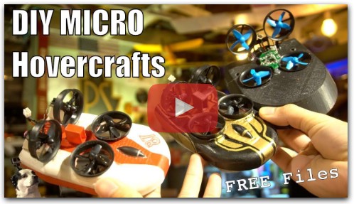 DIY Tiny Micro RC Hovercrafts!