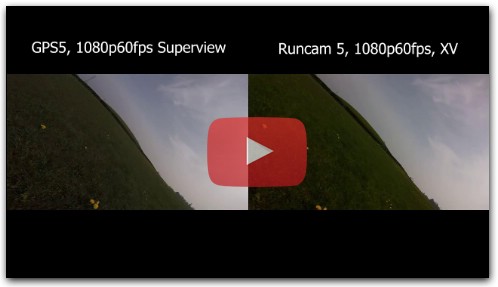 Runcam 5 Xview vs GoPro Session 5 SuperView Comparsion Video in 1080p60fps