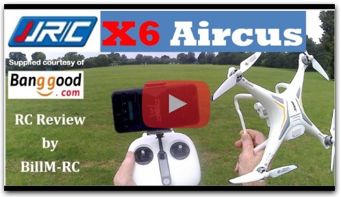 JJRC X6 Aircus review - 1080P Wide Angle Camera