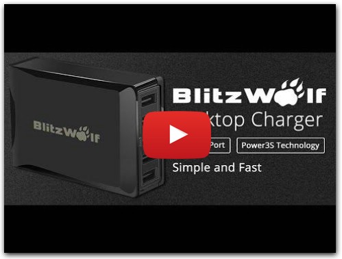 Обзор BlitzWolf™ 40W Smart 5-Port High Speed Desktop Charger