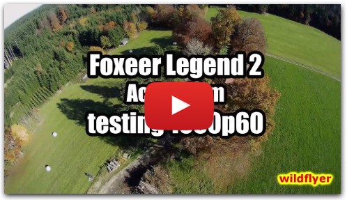 NEW Foxeer Legend 2 ActionCam on FPV racing drone testing 1080p60