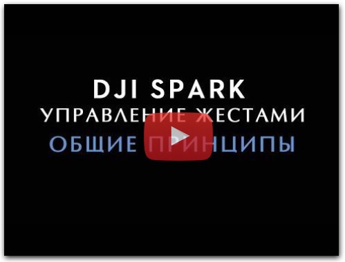 DJI Spark - управление жестами, общие принципы